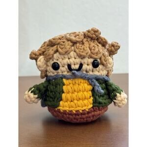 *Pre-Made Plushie* The Woobles Lord of the Rings Merry Crochet Hobbit (mod)